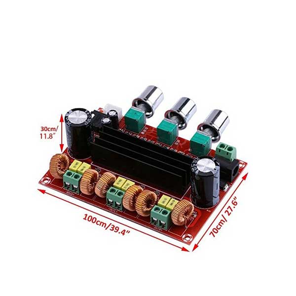 ماژول آمپلی فایر سه کاناله استریو همراه با ساب ووفر ۱۰۰ واتی XH-M139